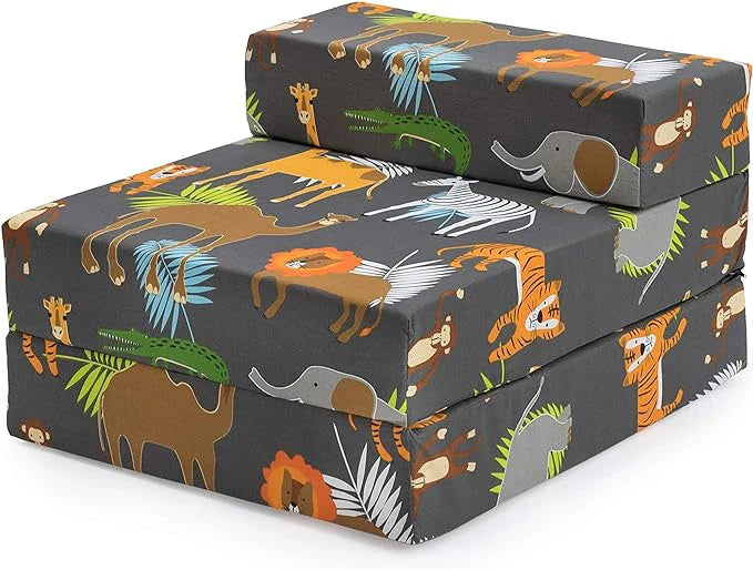 Kids Z Bed Kids Foldable Sofa Bed Guest Mattress Printed Chair Bed - Africa
