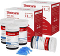 [100pcs] Sinocare Glucometer Glucose Test Strips with free lancets - Safe AQ Smart/Safe AQ Voice