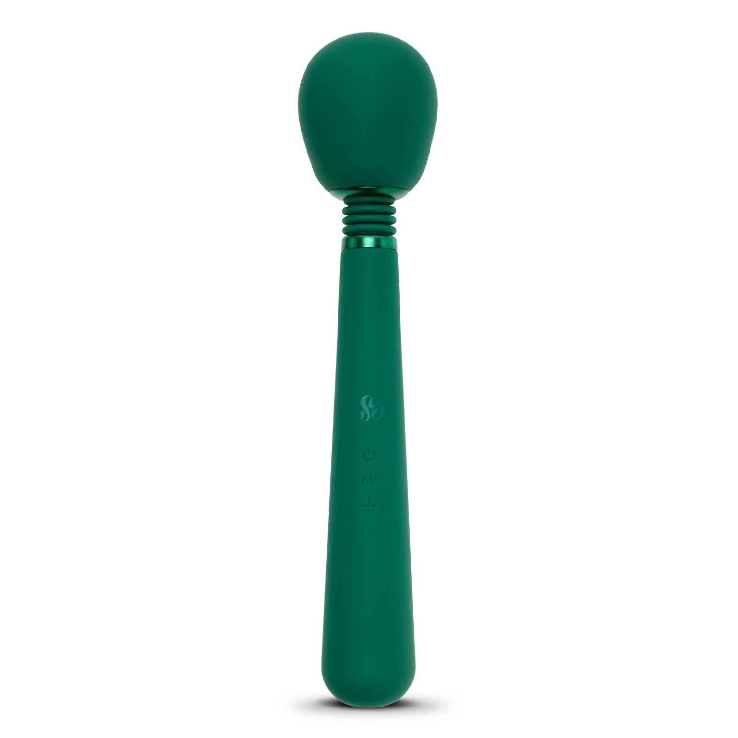 Rechargeable Wonder Wand Massaging Vibrator - Green