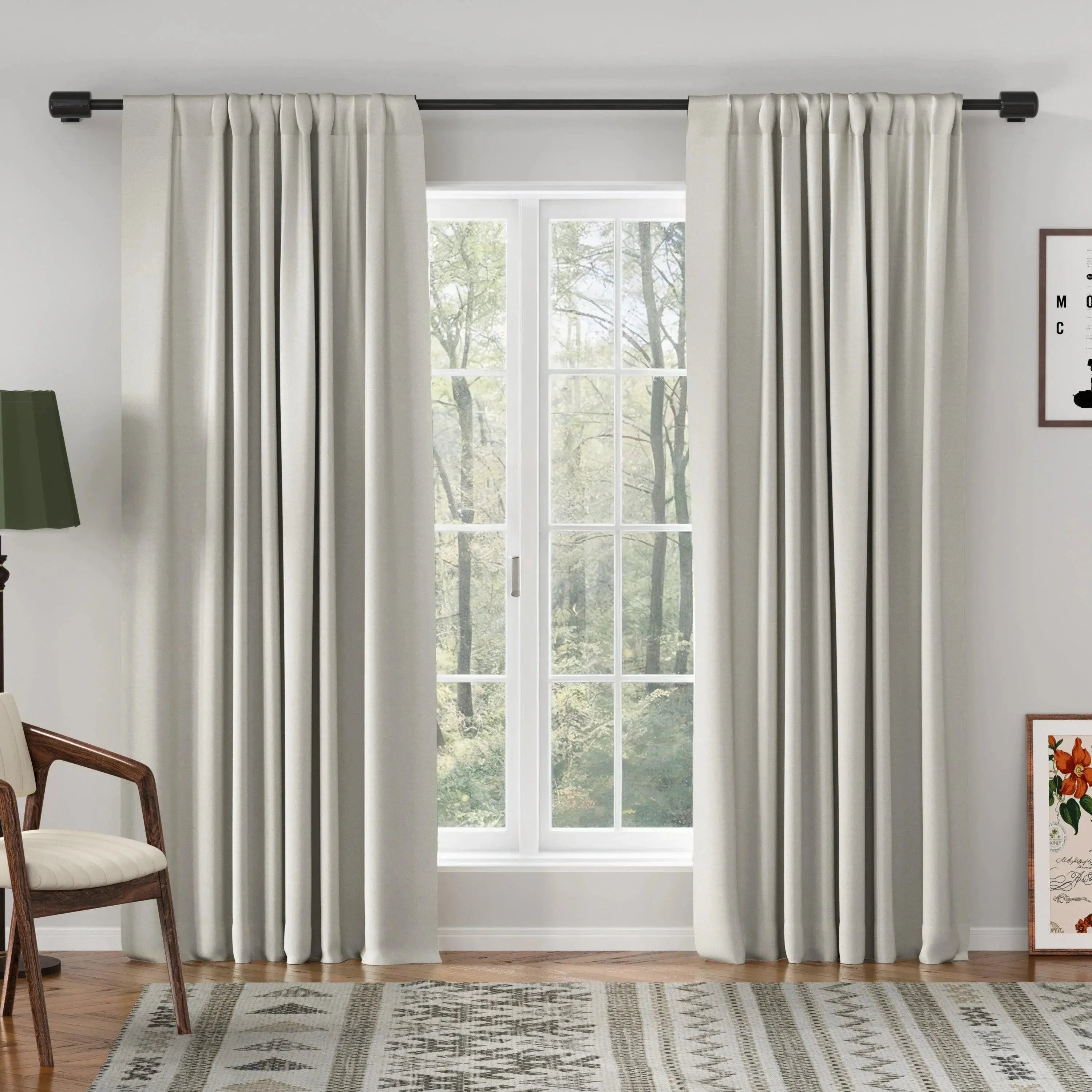 Breeza Cotton Drapes Soft Top - 899-11-Pale Gray