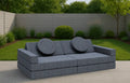 Sonny Kids Outdoor Play Sofa - Grey