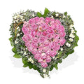 Pink Roses Heart Tribute - Regular