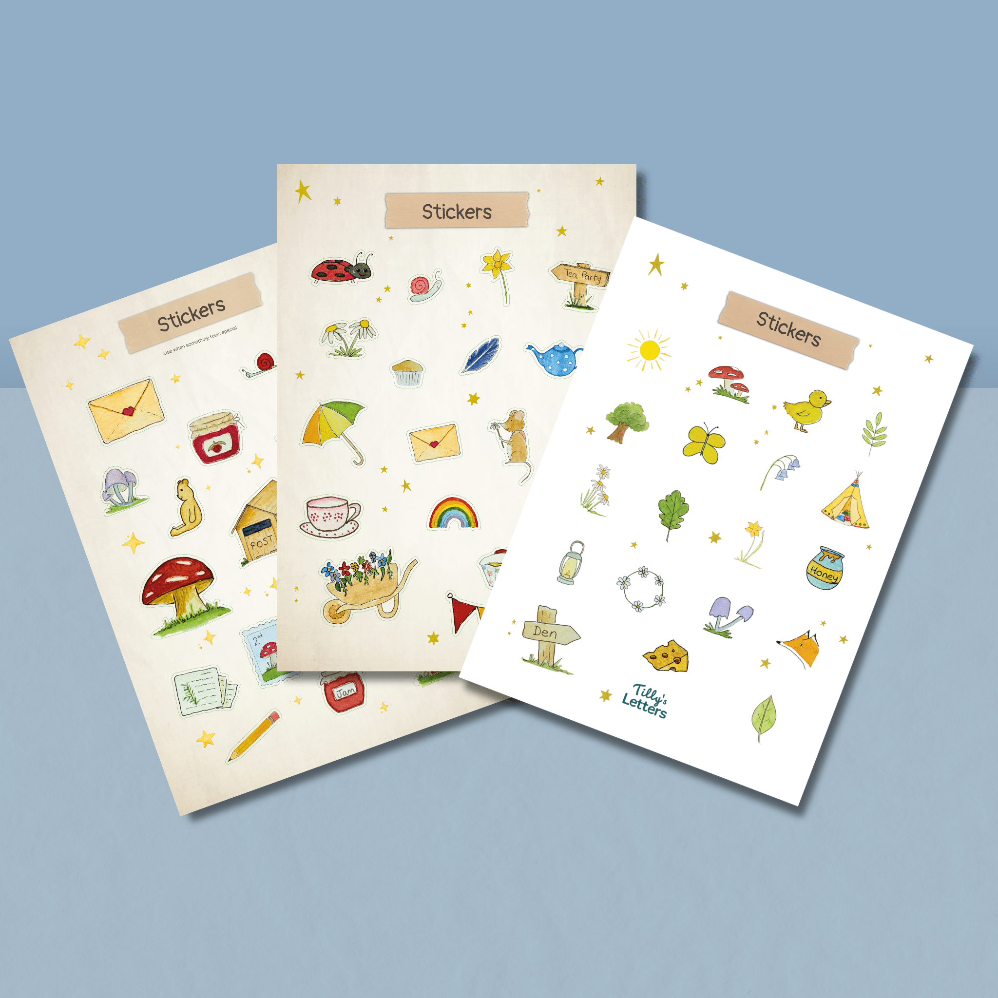 Sticker Sheet Bundle (3 Sheets)