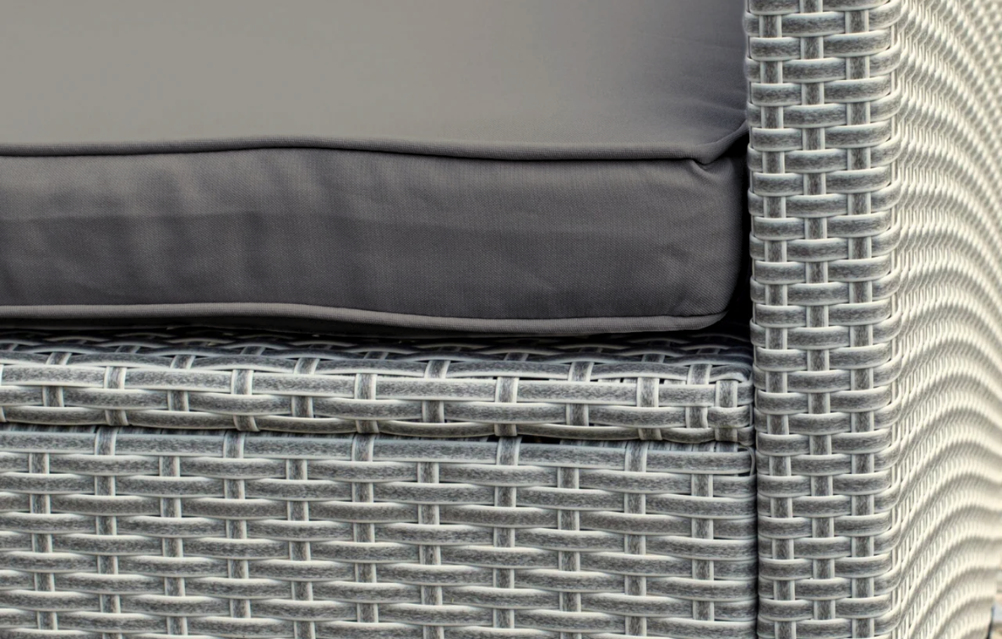 Stockholm Corner Sofa Replacement Cushions & Covers – Olefin Fabric - Grey / Cushions & Covers