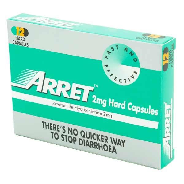 Arret Loperamide 2mg Capsules (6)