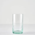 Stripe Ribbed Green Highball Glass