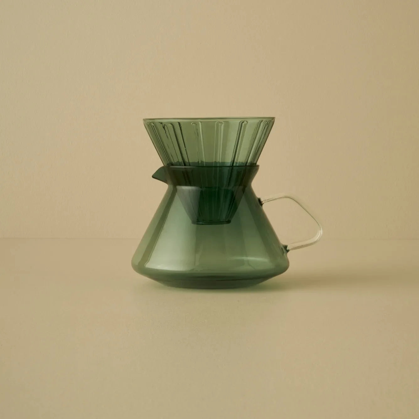 Tapered Pour Over Glass Coffee Maker