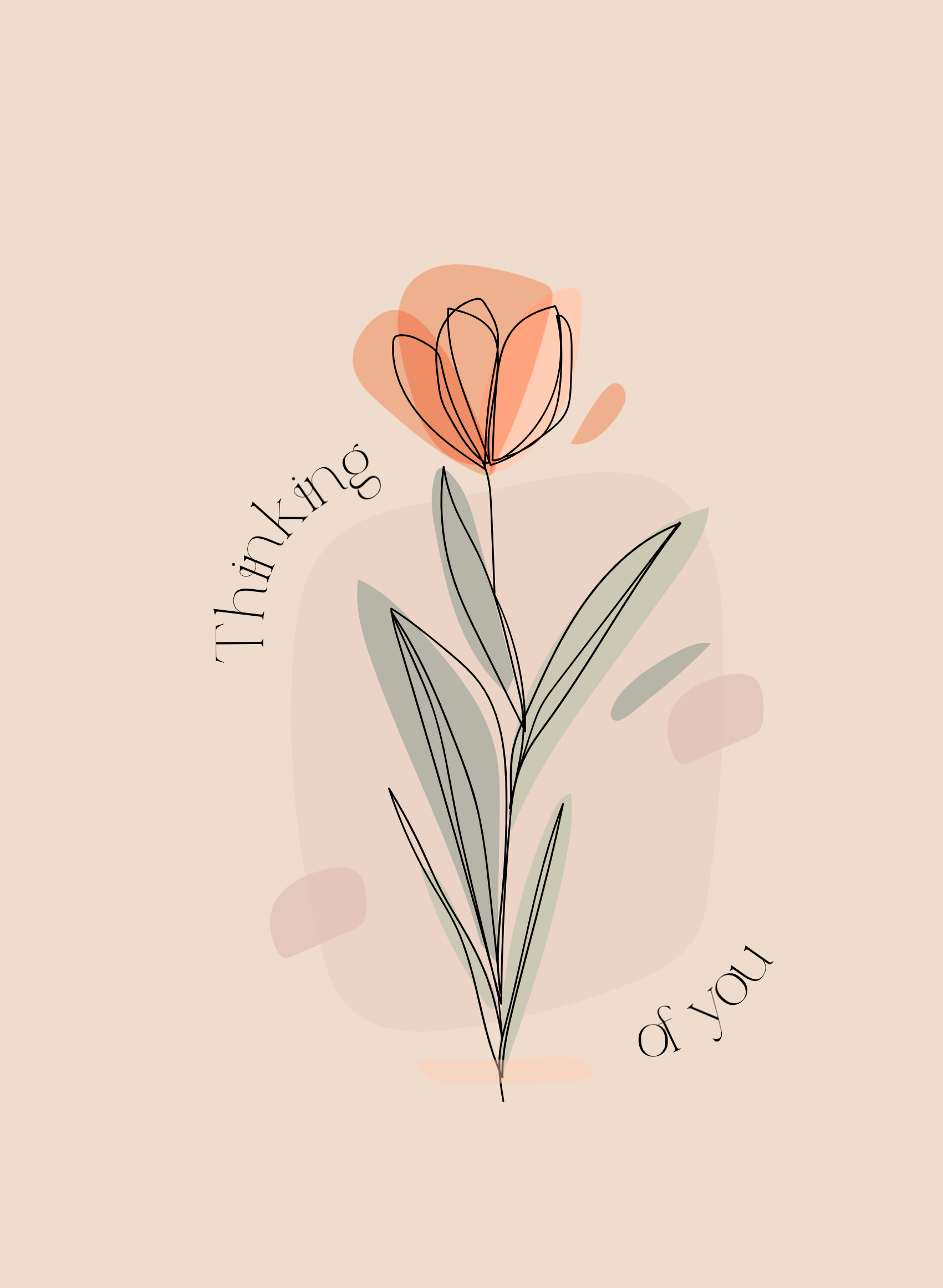 Customize gift card - Thinking of You