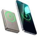 Qi2 MagSlim Power Bank (10K) - Titanium - Titanium
