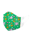Toddlers Infant Disposable Face Masks - Green Rabbit / 10 Masks