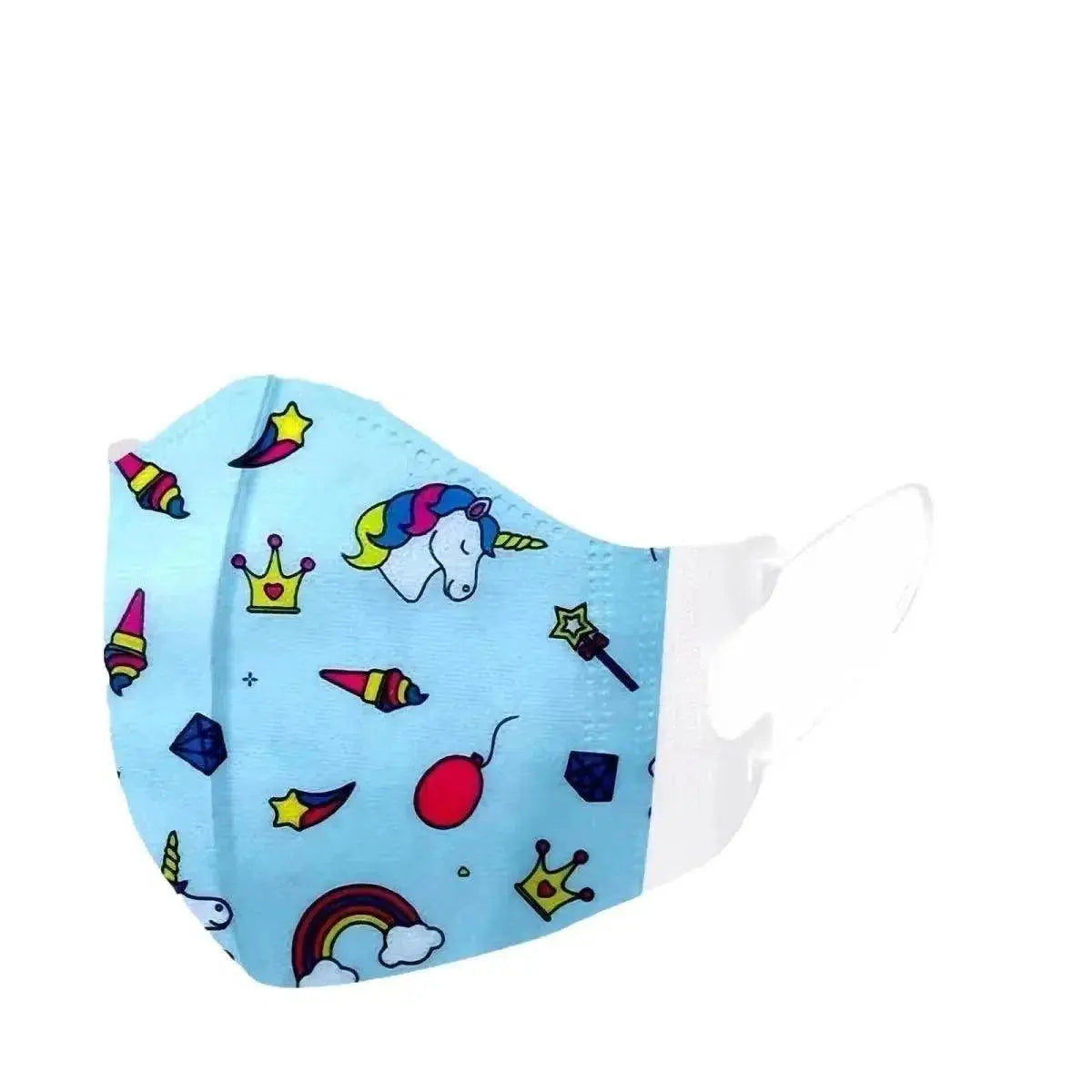 Toddlers Infant Disposable Face Masks - Princess Unicorn / 30 Masks