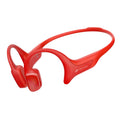 HaptiFit Terra Bone Conduction Headphones | Heart rate monitoring and activity tracking - Red