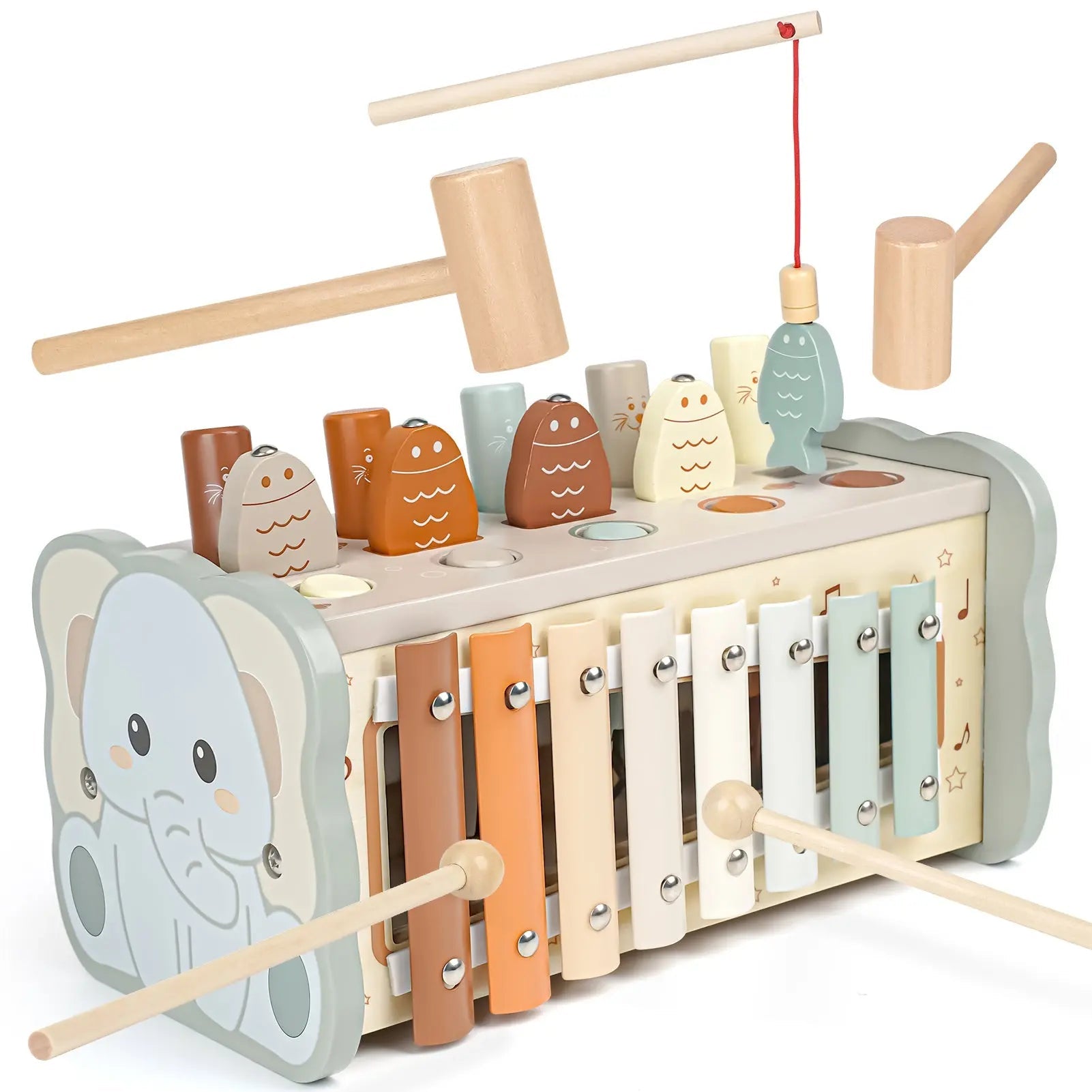 Xylophone and Fishing Game Sensory Set for Kids