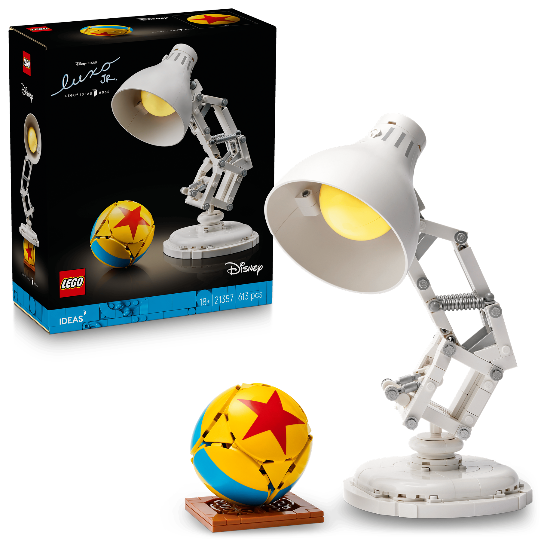 LEGO Ideas | Disney Pixar Luxo Jr. Buildable Display Model 21357