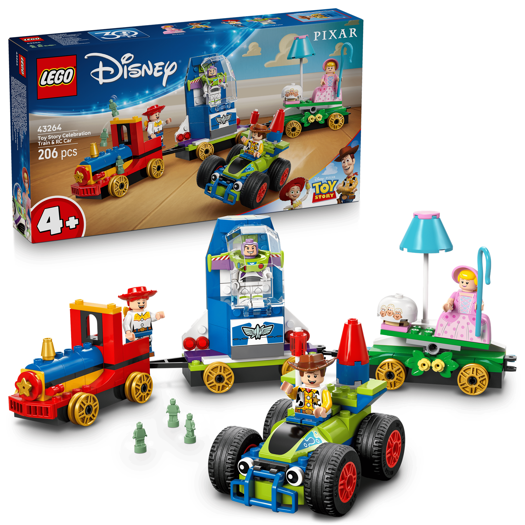 LEGO Disney and Pixars Toy Story Celebration Train & RC Car 43264