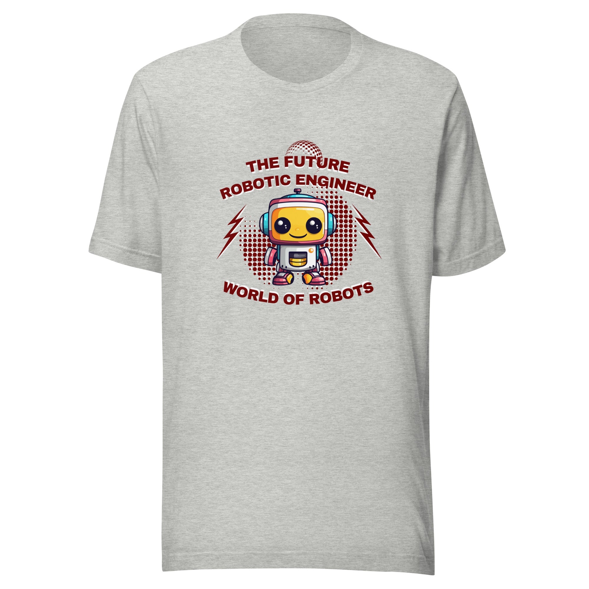 Mechanical Dreams - World of Robots T-Shirt - Athletic Heather / M