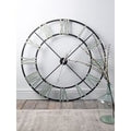 Ironwork Cut Out Clock