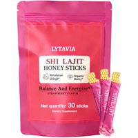 Himalaya Natural Strawberry Flavored Honey , Provide Energy Support, Contain Over 85 Trace Minerals - 7/30 Sticks