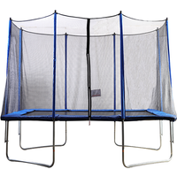 Air King Jump 7.5x10ft Rectangular Trampoline with Safety Enclosure