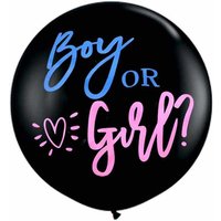 Gender Reveal Ballon incl. Confetti (90CM)