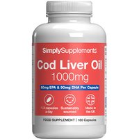 Cod Liver Oil 1000mg (180 Capsules)