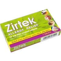 Zirtek allergy 7 tablets (cetirizine dihydrochloride 10mg)