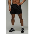 Pantalón Corto Man Active Regular De Tela Elástico Perforado, Negro