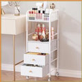 Rolling Makeup Cart Organizer - 3 Drawer Storage for Skincare Cosmetics Nail Polish