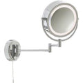 Searchlight 11824 Chrome Magnifying Bathroom Mirror Light