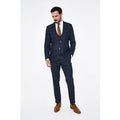 Jenson - Sky Blue Check Suit With Double Breasted Waistcoat