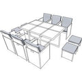 12-16 Piece Rattan Cushion Set