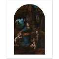 Leonardo d Vinci The Virgin of the Rocks Mini Print
