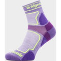 Bridgedale Women's Ultra Light T2 COOLMAX Sport Low Socks, Purple
