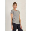 Organic Cotton T-Shirt with Rose Print Slim Fit