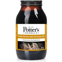 Potters Herbals Malt Extract with Cod Liver Oil 650g
