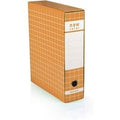 Registratore protocollo Brefiocart-35x28 5cm-5cm-con custodia-arancio