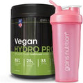 Vegan Hydro Pro Hydrolysed Protein | 1KG | + 600ml Shaker Pink