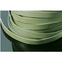 Lederband flach, 10 mm, 1 m, Echt Leder