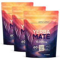 Yerba Mate Capsules Pouch | Clean Energy | Natural Caffeine | 3 Pack