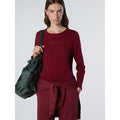North Sails - T-shirt a maniche lunghe con logoNorth SailsDeep redL