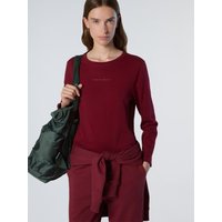 North Sails - T-shirt a maniche lunghe con logoNorth SailsDeep redL