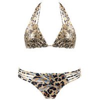 ACQUADICOCCO maillot de bain 2 pièces triangle coques Animalier Chic