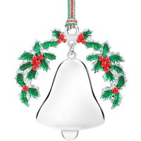 Bell and Holly Christmas Tree Decoration