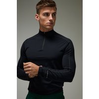 Common Pace Running Reflective Muscle Fit 1/4 Zip, Negro