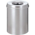 Prullenbak Prime Plus 15 liter Aluminium | 15 liter | Vlamdovend | Verkrijgbaar in 3 kleuren