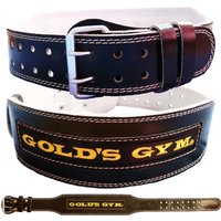 Golds Gym Leather Weight Lifting Belt 4” - S