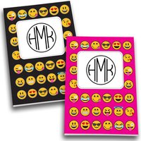 Emoji Monogram Personalized Journal Set