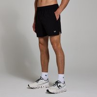 Męskie tkaninowe spodenki o wewnętrznej długości nogawki 13 cm z kolekcji Active MP – czarne - XL