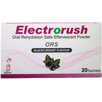 Electrorush Oral Rehydration Salts Blackcurrant Flavour 20 Sachets