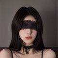 High-End Aesthetic Lace Sexy Eye Mask - Seductive Blindfold for Parties, Cute & Erotic Light-Blocking Eye Cover